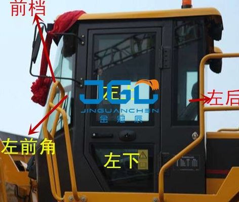 Máy xúc lật XG956H Dừng trước Dừng phía sau Cửa sổ bên trái và bên phải Kính chắn gió góc bên