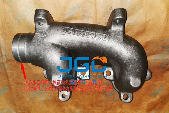 Máy đào ống xả 6151-11-5110 PC400-7 6D125 Bộ xả