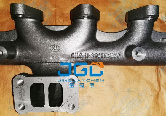 6D107 Các bộ phận động cơ diesel Khối ống xả ngắn 6754-11-5110