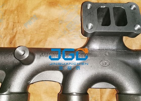 6D107 Các bộ phận động cơ diesel Khối ống xả ngắn 6754-11-5110