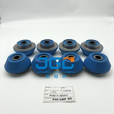 Máy đào PC60-7 Đệm hỗ trợ động cơ diesel cho 4D102 Đệm động cơ