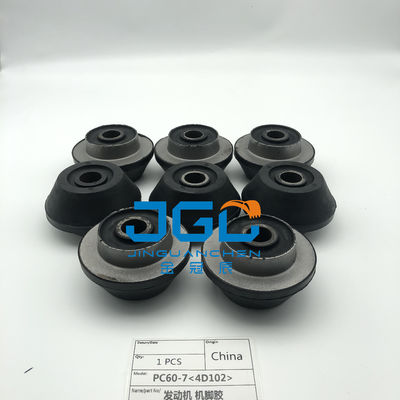 Máy đào PC60-7 Đệm hỗ trợ động cơ diesel cho 4D102 Đệm động cơ