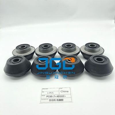 Máy đào PC60-7 Đệm hỗ trợ động cơ diesel cho 4D102 Đệm động cơ