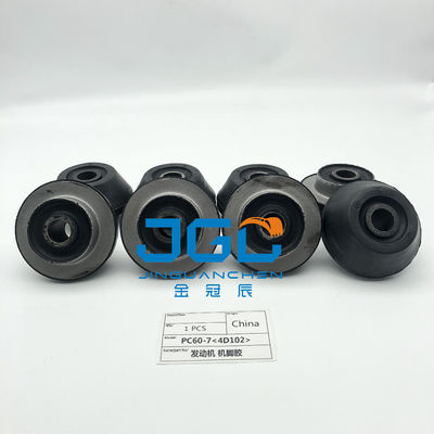 Máy đào PC60-7 Đệm hỗ trợ động cơ diesel cho 4D102 Đệm động cơ