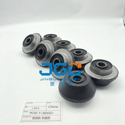 Máy đào PC60-7 Đệm hỗ trợ động cơ diesel cho 4D102 Đệm động cơ