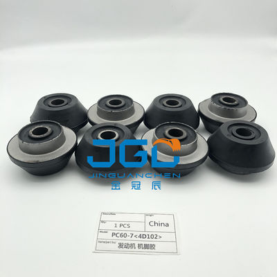 Máy đào PC60-7 Đệm hỗ trợ động cơ diesel cho 4D102 Đệm động cơ