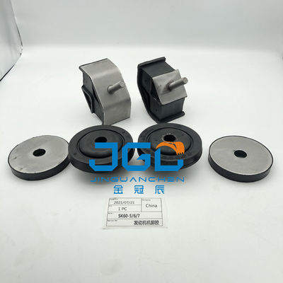 Sản phẩm bán buôn phụ tùng máy đào sau thị trường Trung Quốc Nhà máy cao su Nhà máy hỗ trợ SK60-5/6/7 Đặt đệm động cơ