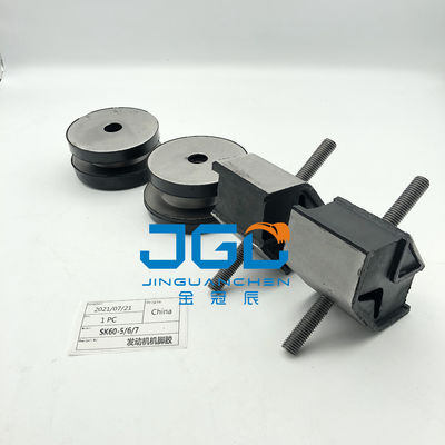Sản phẩm bán buôn phụ tùng máy đào sau thị trường Trung Quốc Nhà máy cao su Nhà máy hỗ trợ SK60-5/6/7 Đặt đệm động cơ
