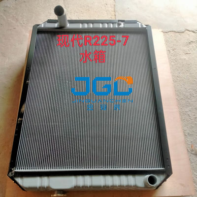 R225-7 R210 R210-7 R215 RC215-7 RD220-7 Máy tản nhiệt bể nước OE 11N6-43011 Cho động cơ máy đào Hyundai