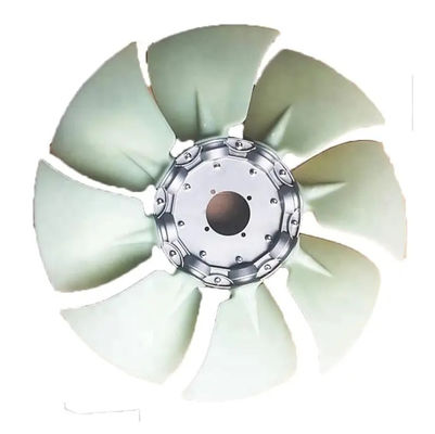 Lưỡi quạt 14579495 Bộ phận máy đào EC210B D6E Lưỡi quạt động cơ kim loại