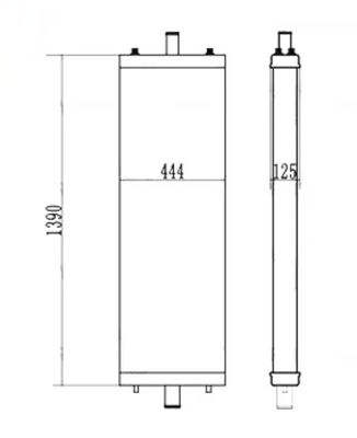 PC850-5 PC800-8 PC850-8 PC800LC-8EO PC850-8EO PC800-8R PC850-8R Bộ tản nhiệt 209-03-41210 Cho máy đào