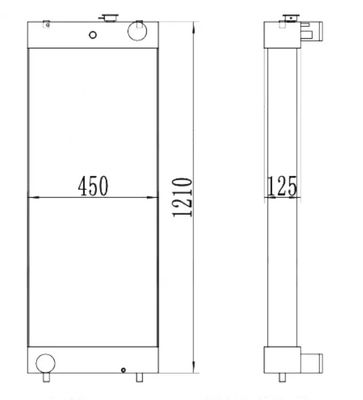 PC300-8 207-03-75121 Máy sưởi cho nhà máy đào bán trực tiếp Độ chính xác cao