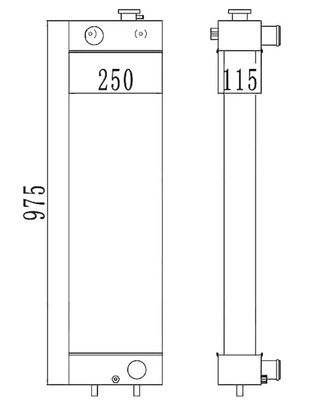 22B-03-13110 PC128-8 PC128-6 PC128US-2 PC138US-2 Máy tản nhiệt máy đào