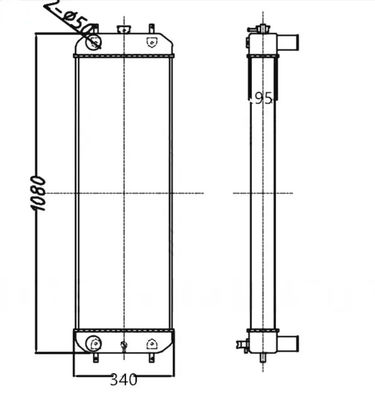 Máy sưởi nhôm ZAX200-3/ZAX210-3 Máy sưởi thợ đào 4625641/4693832