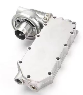PC300-7 Phụ tùng động cơ diesel máy đào 6D114 Đầu lọc dầu bôi trơn Ghế bộ làm mát dầu Nắp két nước 3934159