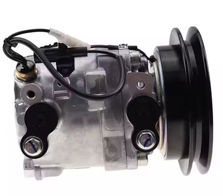 Máy nén điều hòa không khí 447180-6430 cho máy đào SV06E Động cơ 12V 108mm