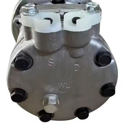 Máy nén điều hòa không khí YX91V00002F2 Cho máy đào SK135SR SK200SR SD7H13 Động cơ 24V