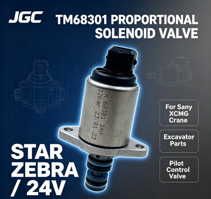 STAR ZEBRA TM68301 Phân bộ máy đào New Thomas Pilot Proportional Solenoid Valve cho Sany XCMG Crane 24V cho ngành bán lẻ
