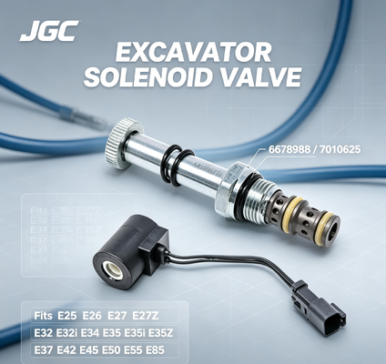 Van điện từ 6678988 7010625 cho máy xúc E25 E26 E27 E27Z E32 E32i E34 E35 E35i E35Z E37 E42 E45 E50 E55 E85