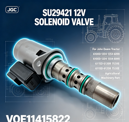 SU29421 VOE11415822 Van điện tử 12V cho máy kéo 6100D 1204 1354 6090 6115D 6120R 7530E Chiếc máy nông nghiệp