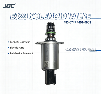 Van điện từ E323 485-5747 491-0908 của phụ tùng máy xúc Belparts