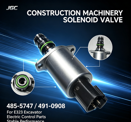 Van điện từ E323 485-5747 491-0908 của phụ tùng máy xúc Belparts