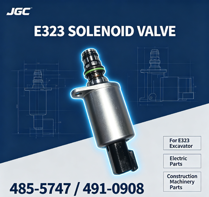 Van điện từ E323 485-5747 491-0908 của phụ tùng máy xúc Belparts