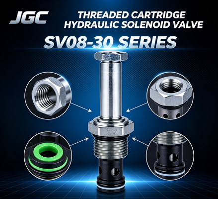 Van điện từ thủy lực dạng cartridge ren SV08-30 Series
