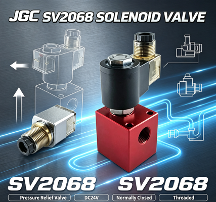 SV2068 Máy phun bóng điện lực thủy lực Máy phun giảm áp lực Máy phun trục cuộn DC24V Máy phun duy trì áp suất đóng bình thường