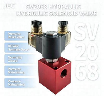 SV2068 Máy phun bóng điện lực thủy lực Máy phun giảm áp lực Máy phun trục cuộn DC24V Máy phun duy trì áp suất đóng bình thường