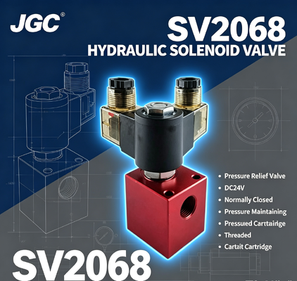 SV2068 Máy phun bóng điện lực thủy lực Máy phun giảm áp lực Máy phun trục cuộn DC24V Máy phun duy trì áp suất đóng bình thường