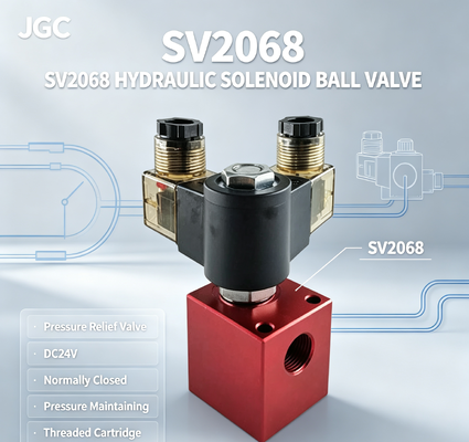 SV2068 Máy phun bóng điện lực thủy lực Máy phun giảm áp lực Máy phun trục cuộn DC24V Máy phun duy trì áp suất đóng bình thường