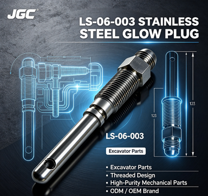 LS-06-003   Phụ tùng cơ khí tùy chỉnh độ tinh khiết cao Phụ tùng máy xúc Bugi ren bằng thép không gỉ Thương hiệu ODM/OEM