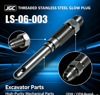 LS-06-003   Phụ tùng cơ khí tùy chỉnh độ tinh khiết cao Phụ tùng máy xúc Bugi ren bằng thép không gỉ Thương hiệu ODM/OEM