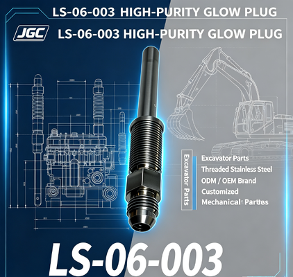 LS-06-003   Phụ tùng cơ khí tùy chỉnh độ tinh khiết cao Phụ tùng máy xúc Bugi ren bằng thép không gỉ Thương hiệu ODM/OEM