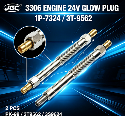 1P-7324 3T-9562 24V Glow Plug 2 PCS 3306 Động cơ SONOCMP Diesel Glow Plug cho PK-98 3T9562 3S9624 7M1634 9H4577 Bộ phận máy đào