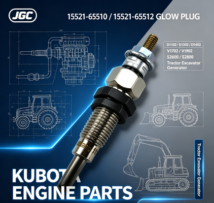 Bugi sấy D1102 D1302 D1402 V1702 V1902 S2600 S2800 15521-65510 15521-65512 cho phụ tùng động cơ máy kéo, máy xúc, máy phát điện Kubota