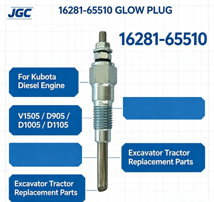 16281-65510 Khẩu đèn cho động cơ diesel Kubota V1505 D905 D1005 D1105 Phụ tùng thay thế máy kéo đào
