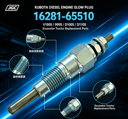 16281-65510 Khẩu đèn cho động cơ diesel Kubota V1505 D905 D1005 D1105 Phụ tùng thay thế máy kéo đào
