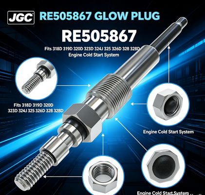 318D 319D 320D 323D 324J 325 326D 328 328D  Bugi Sấy RE505867 Phù hợp . Phụ tùng động cơ máy móc
