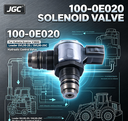 100-0E020 Bộ phận máy đào van điện tử cho động cơ Kubota V3800 Loader SVL95-2S SVL95-2SC