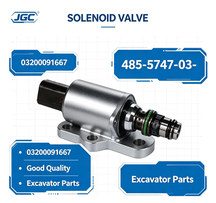 485-5747-03- 03200091667 SOLENOID VALVE Các bộ phận máy đào chất lượng tốt