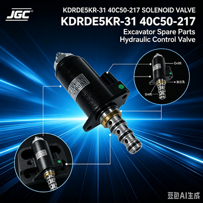KDRDE5KR-31 40C50 -217 SOLENOID VALVE thích hợp cho các bộ phận phụ tùng máy đào