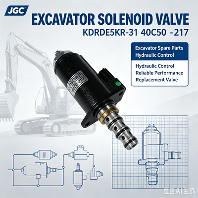 KDRDE5KR-31 40C50 -217 SOLENOID VALVE thích hợp cho các bộ phận phụ tùng máy đào