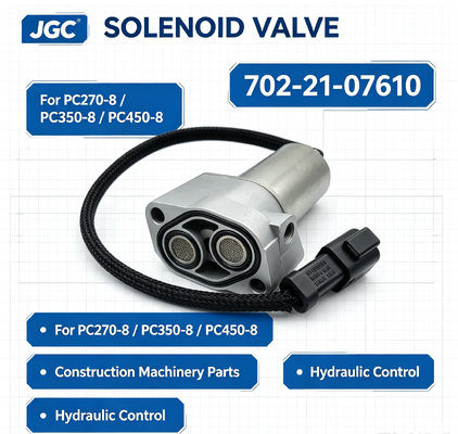 702-21-07610  phụ tùng máy công trình Van điện từ cho máy xúc PC270-8 PC350-8 PC450-8