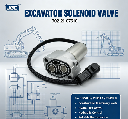 702-21-07610  phụ tùng máy công trình Van điện từ cho máy xúc PC270-8 PC350-8 PC450-8