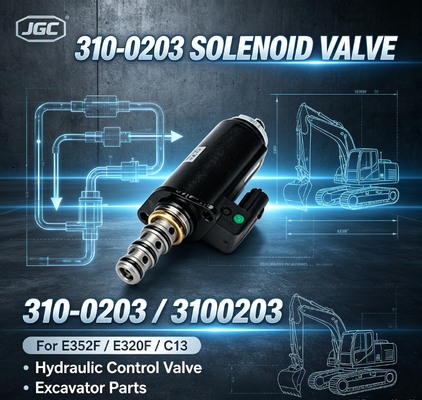 310-0203 3100203 VAN ĐIỆN TỪ MÁY XÚC cho E352F E320F C13 VAN ĐIỆN TỪ THỦY LỰC