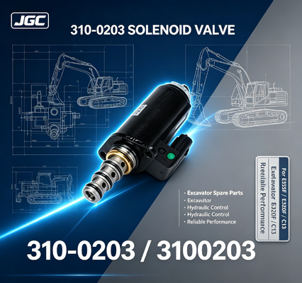 310-0203 3100203 VAN ĐIỆN TỪ MÁY XÚC cho E352F E320F C13 VAN ĐIỆN TỪ THỦY LỰC