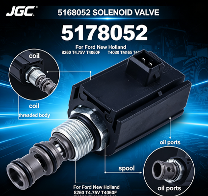 5168052 Van điều khiển điện cho máy xúc, phụ tùng cho Ford New Holland 8260 T4.75V T4060F T4030 TM165 T4040