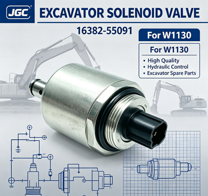 16382-55091Ventil điện tử máy đào chất lượng cao cho W1130